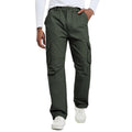 Mens Cargo Pants Outdoor Casual Joggers Fit Athletic Pants Cotton Straight Pockets Work Elastic Waist Sweatpants for Men (US Alpha X-Large Regular Regular Dark Green)
